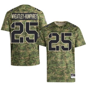 #25 Men's NCAA College Football Camo Chris Wheatley-Humphrey Hurricanes Jerseys 752955-152