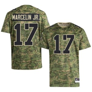#17 Mens Canes College Football Camo Ezekiel Marcelin Jr. Player Jersey 853035-419