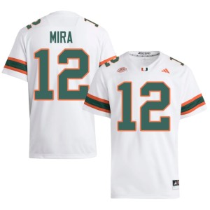 #12 Miami Hurricanes Alumni White College Football Marquise Lightfoot Men's Jersey 920217-980
