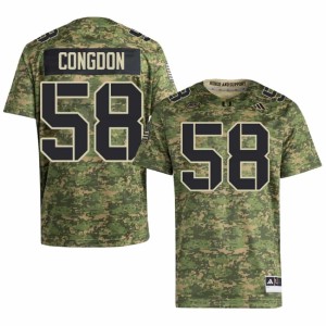 #58 Canes Mens Ben Congdon Camo College Football High School Jerseys 808051-519