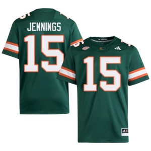 #15 Brody Jennings Miami University College Football Green Men's Jersey 644534-276