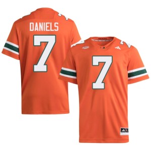 #7 2026 Orange CJ Daniels Men's The U College Football Jerseys 999453-853