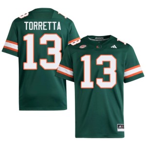 #13 College Football Green Men's 2026 The U Gino Torretta Jerseys 862736-961
