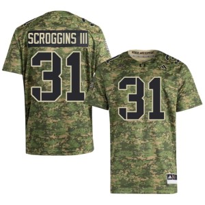 #31 Miami of Florida Men's Camo Herbert Scroggins III College Football Official Jerseys 990239-569