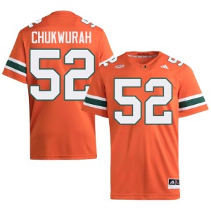 #52 UM College Football Orange Isaac Chukwurah Men NCAA Jerseys 995330-925