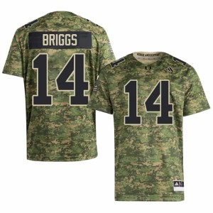 #14 Israel Briggs Men Camo Limited College Football Canes Jersey 318192-956