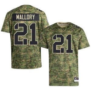 #21 Javian Mallory Men Camo Canes University College Football Jersey 574604-494