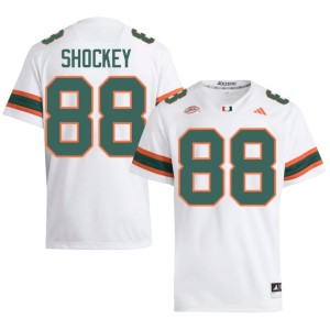 #88 Jeremy Shockey The U Stitched College Football White Men Jersey 848876-658