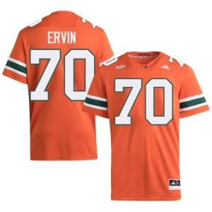 #70 Orange High School Mens Joel Ervin Miami College Football Jerseys 704175-492