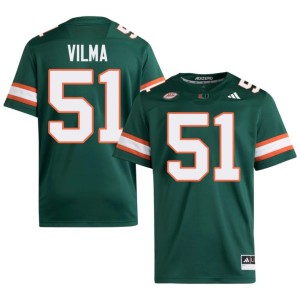 #51 High School Green Jonathan Vilma Men's College Football UMiami Jerseys 958433-552