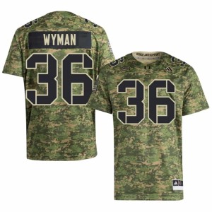 #36 Camo Game College Football Jontavius Wyman Men The U Jerseys 505794-114