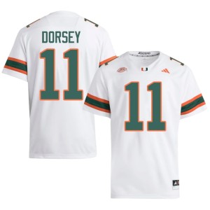 #11 White Game College Football The U Men Ken Dorsey Jersey 542719-160