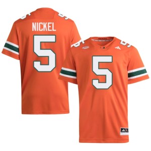 #5 Orange Luke Nickel Game The U College Football Men Jerseys 108199-167