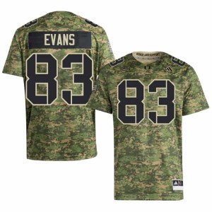 #83 UMiami Men's Camo College Football Tyran Evans Alumni Jerseys 971630-389