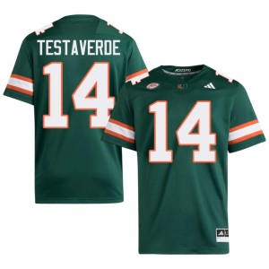 #14 College Football Replica UM Vinny Testaverde Green Men Jerseys 514738-156