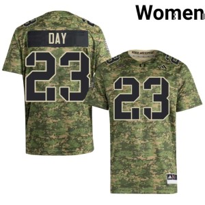#23 Camo Hurricanes Dylan Day Womens Replica College Football Jersey 924871-679