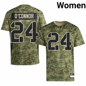 #24 Women Miami of Florida Ethan O'Connor Camo College Football Alumni Jersey 669197-582