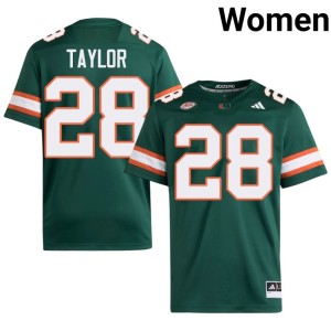 #28 The U Green College Football Player Womens Isaiah Taylor Jerseys 270989-380