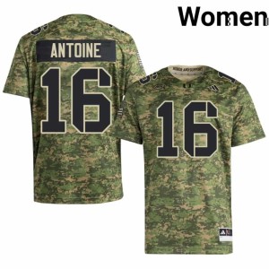 #16 Womens UM Hurricanes College Football Camo Limited Ja'Boree Antoine Jersey 403795-315
