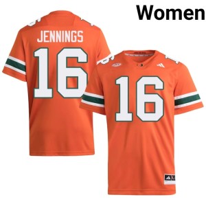 #16 UM Orange Official College Football Women Ja'Boree Antoine Jersey 713792-490