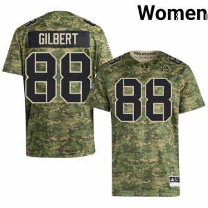 #88 College Football Camo Replica Luka Gilbert Womens Canes Jersey 284030-462