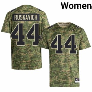 #44 Camo College Football Women's UM Hurricanes Owen Ruskavich NCAA Jerseys 337702-467