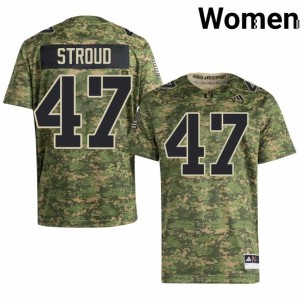 #47 Alumni College Football Camo Stone Stroud UMiami Hurricanes Women's Jerseys 284349-974