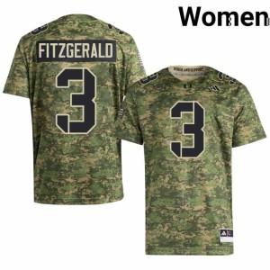 #3 UMiami Hurricanes Game Women Bryce Fitzgerald Camo College Football Jerseys 909771-549