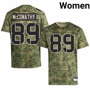 #89 College Football Limited Cole McConathy II Camo Women UM Hurricanes Jersey 156071-774