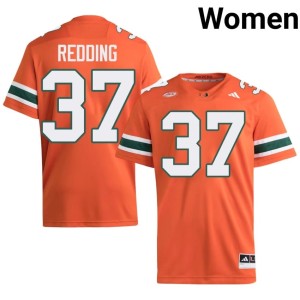 #37 College Football Orange Cortez Redding 2026-27 Miami Women Jerseys 681678-239