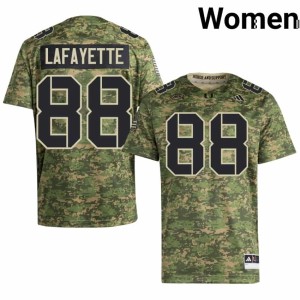 #88 College Football UMiami Camo DeAnthony Lafayette Women's Embroidery Jerseys 891102-271