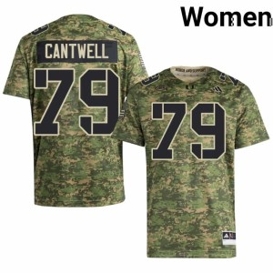 #79 Replica Women's College Football Jackson Cantwell Camo UMiami Hurricanes Jersey 938988-938