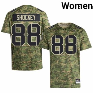 #88 Women's College Football Camo UM Player Jeremy Shockey Jerseys 206347-336