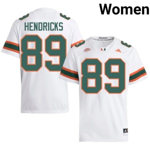 #89 White Miami Ted Hendricks Womens 2026-27 College Football Jerseys 498977-689