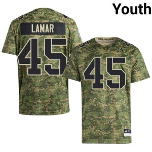 #45 Braylon Lamar Miami Youth College Football Camo Alumni Jerseys 809950-108
