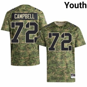 #72 College Football Demetrius Campbell Miami Alumni Youth Camo Jerseys 986921-119