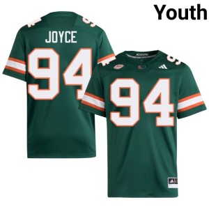 #94 Green Canes Youth Dylan Joyce College Football Official Jerseys 259887-669