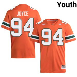 #94 High School Youth Orange Dylan Joyce University of Miami College Football Jerseys 184153-617