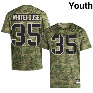 #35 College Football University of Miami Replica Camo Youth Jack Whitehouse Jerseys 401759-763