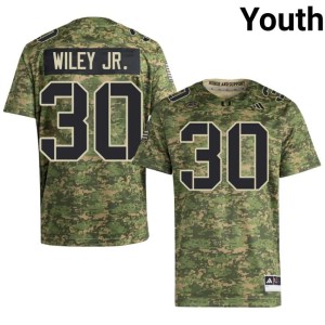 #30 2026 Youth UMiami Hurricanes Camo College Football Kellen Wiley Jr. Jersey 972179-679