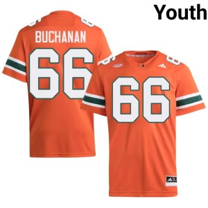 #66 Alumni Orange Youth UMiami Max Buchanan College Football Jersey 793378-518