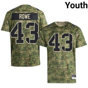 #43 Camo UM Tyler Rowe College Football Youth Game Jerseys 847371-492