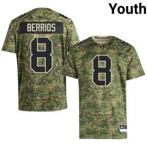 #8 The U Braxton Berrios Replica Youth Camo College Football Jerseys 182643-575