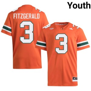 #3 Replica Youth Orange College Football Bryce Fitzgerald UM Jerseys 590947-850