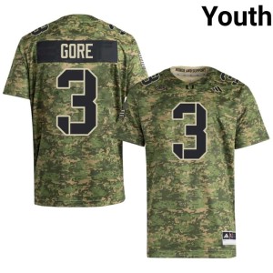 #3 Replica Miami Camo Youth College Football Frank Gore Jerseys 856651-826