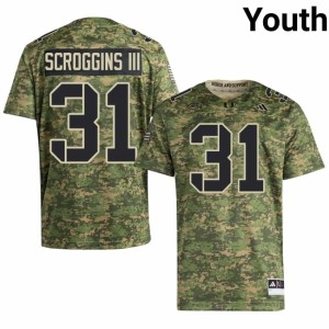 #31 Camo Herbert Scroggins III Youth College Football 2026-27 University of Miami Jersey 429803-560