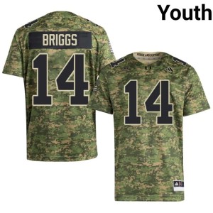#14 Camo Miami Hurricanes Replica Youth Israel Briggs College Football Jerseys 244808-448