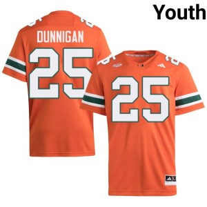 #25 The U JJ Dunnigan Official Youth College Football Orange Jersey 335673-682