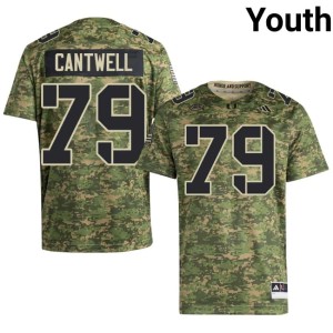 #79 Replica Miami Hurricanes Camo College Football Youth Jackson Cantwell Jersey 773429-236