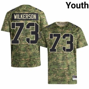 #73 The U College Football Camo Jaden Wilkerson Youth 2026 Jersey 879623-162